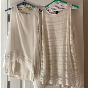 2 tunic style White House Black Market